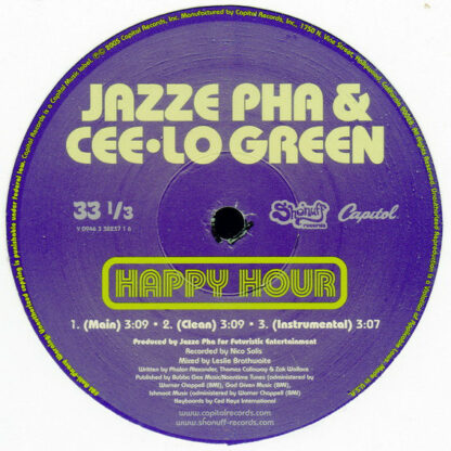Jazze Pha & Cee-Lo Green* - Happy Hour (12")