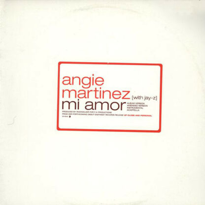 Angie Martinez With Jay-Z - Mi Amor (12", Single, Promo)