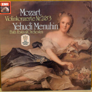 Mozart*, Yehudi Menuhin, Bath Festival Orchestra - Violinkonzerte Nr.2&3 (LP, Comp, RE)