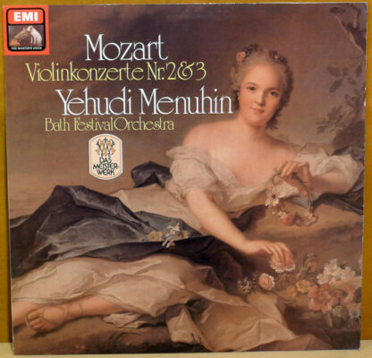 Mozart*, Yehudi Menuhin, Bath Festival Orchestra - Violinkonzerte Nr.2&3 (LP, Comp, RE)