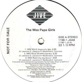 Wee Papa Girl Rappers - Wee Rule (12", Promo)