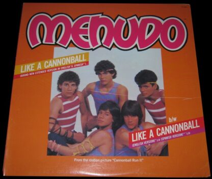 Menudo - Like A Cannonball (12", Promo)