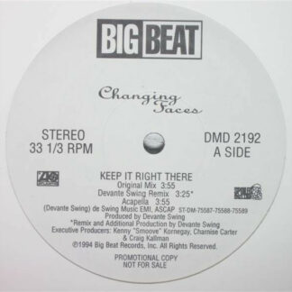 Changing Faces - Keep It Right There (12", Promo)