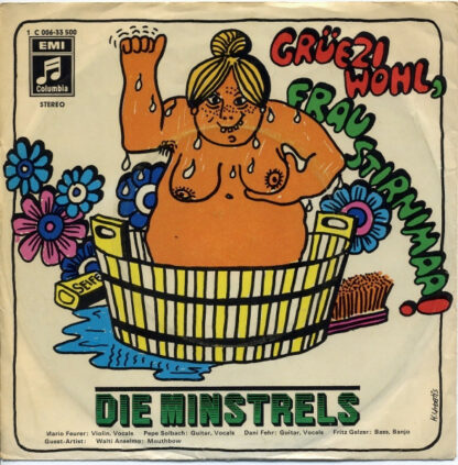 Die Minstrels - Grüezi Wohl, Frau Stirnimaa! (7", Single)