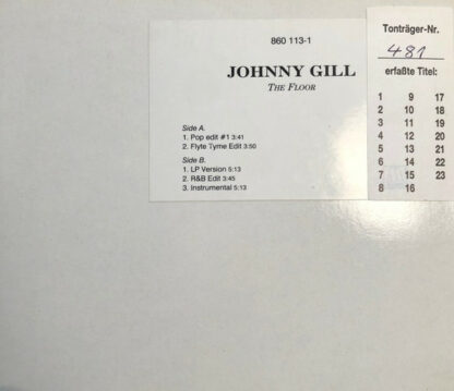 Johnny Gill - The Floor (12")