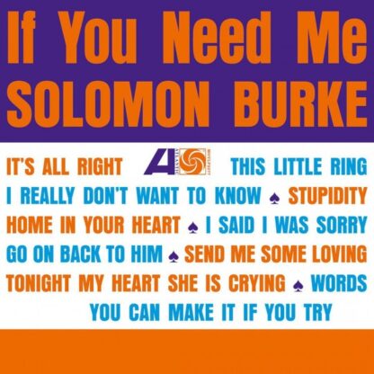 Solomon Burke - If You Need Me (LP, Album, RE, 180)