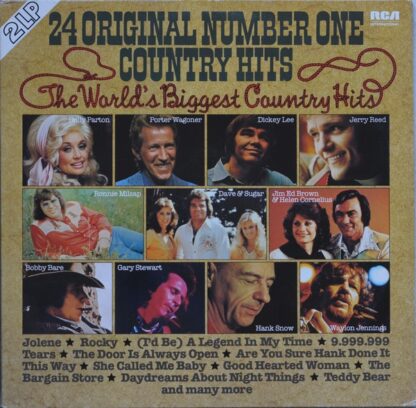 Various - 24 Original Number One Country Hits (2xLP, Comp, RP, Gat)