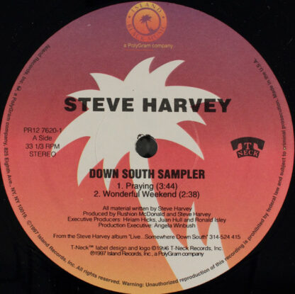 Steve Harvey (4) - Down South Sampler (12", Promo, Smplr)