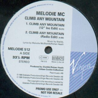 Melodie MC - Climb Any Mountain (12", Promo)