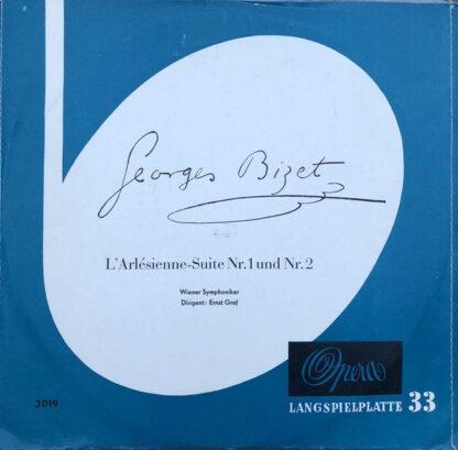 Georges Bizet – Ernst Graf, Wiener Symphoniker - L'Arlésienne-Suite Nr.1 Und Nr.2 (10", Mono)