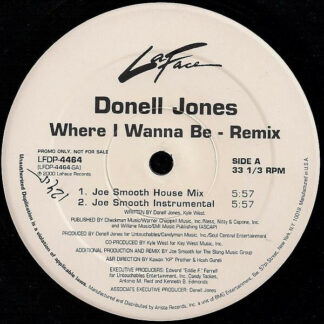 Donell Jones - Where I Wanna Be (Remix) (12", Promo)
