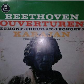 Beethoven* - Karajan*, Philharmonia Orchester* - Ouvertüren Egmont • Coriolan • Leonore 3 (10", Album, Mono)