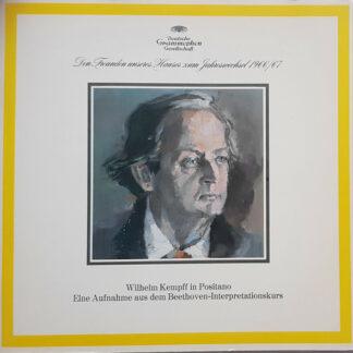Wilhelm Kempff - Den Freunden Unseres Hauses Zum Jahreswechsel 1966/67 - Wilhelm Kempff In Positano - Eine Aufnahme Aus Dem Beethoven-Interpretationskurs (LP, Album, Comp, Gat)