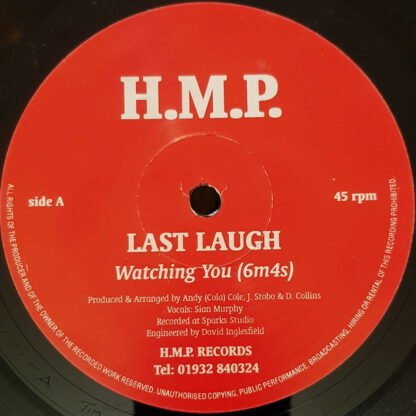Last Laugh (22) - Watching You (6m4s) (12", Single)