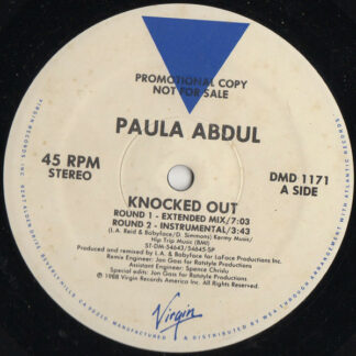 Paula Abdul - Knocked Out (12", Promo, Spe)