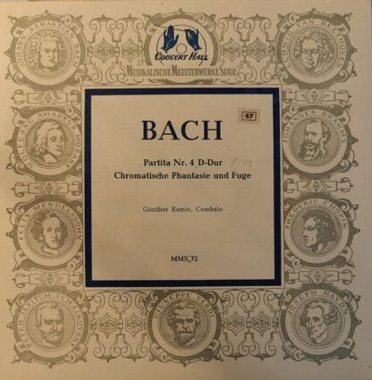 Johann Sebastian Bach - Partita Nr. 4 D-Dur (10", Mono)