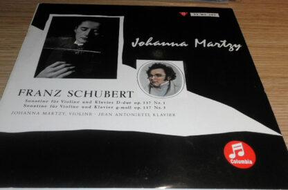 Schubert* / Johanna Martzy, Jean Antonietti - Sonatine Für Violine Und Klavier Op. 137 (10", Mono)