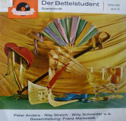 Carl Millöcker - Der Bettelstudent (Querschnitt) (7", EP, Mono, RE)