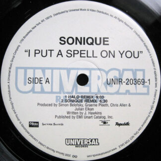 Sonique - I Put A Spell On You (12", Promo)