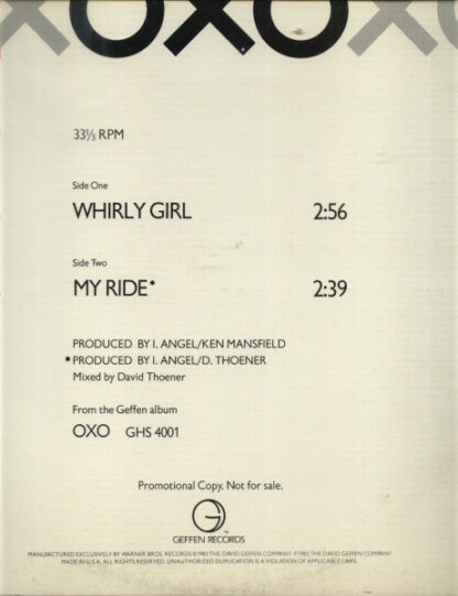 OXO (2) - Whirly Girl (12", Promo)