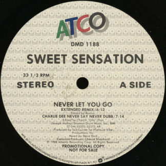 Sweet Sensation - Never Let You Go (12", Promo)