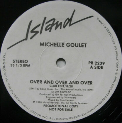 Michelle Goulet - Over And Over And Over (12", Promo)