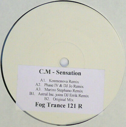 C.M* - Sensation  (12", W/Lbl, Sti)