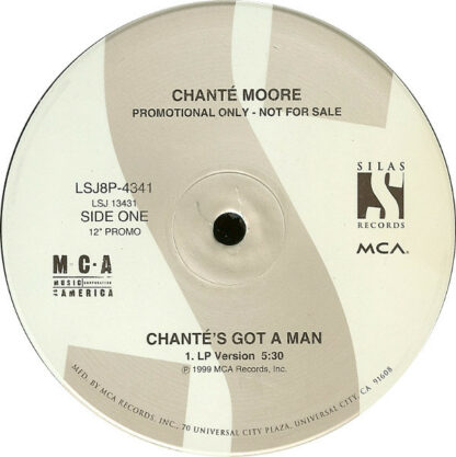 Chanté Moore - Chante's Got A Man (12", Promo)