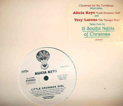 Alicia Keys / Trey Lorenz - Little Drummer Girl / My Younger Days (12", Single, Promo)