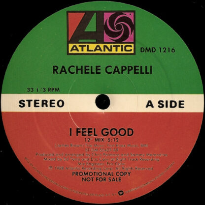 Rachele Cappelli - I Feel Good (12", Promo, AR )