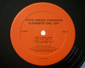 Boyd Jarvis - Elements The "EP" (12", EP)