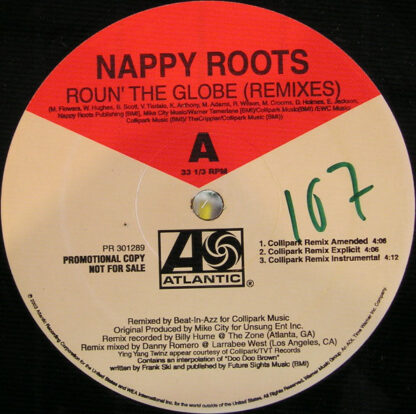 Nappy Roots - Roun' The Globe (Remixes) (12", Promo)