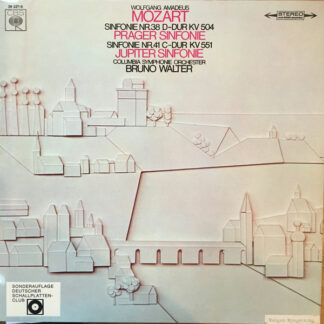 Wolfgang Amadeus Mozart - Columbia Symphonie Orchester*, Bruno Walter - Sinfonie Nr. 38 D-Dur KV 504, Sinfonie Nr. 41 C-Dur KV 551 (LP, Comp, Club)
