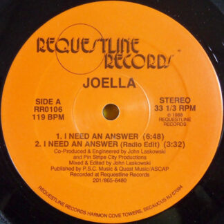 Joella - I Need An Answer (12")