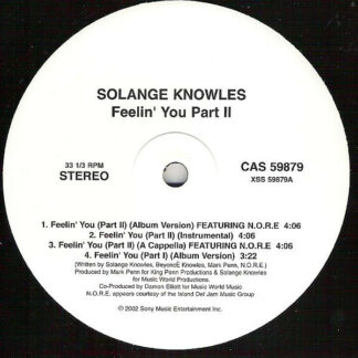 Solange Knowles* - Feelin' You Part II / Dance With You (12")