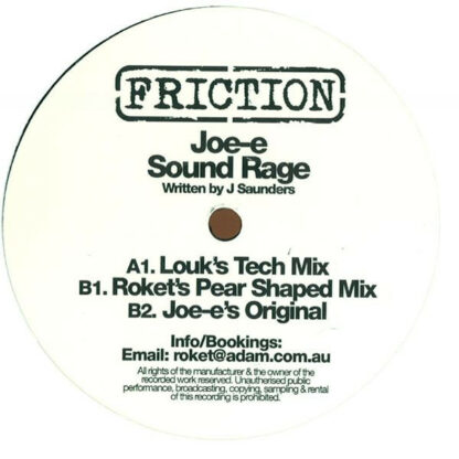 Joe-e - Sound Rage (12")