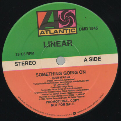 Linear - Something Going On (12", Promo)