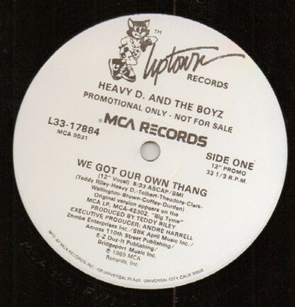 Heavy D. & The Boyz - We Got Our Own Thang (12", Promo)