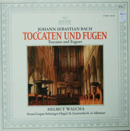 Johann Sebastian Bach - Helmut Walcha - Toccaten Und Fugen (LP, Album, RE)