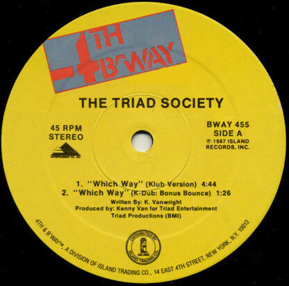 The Triad Society - Which Way (12")