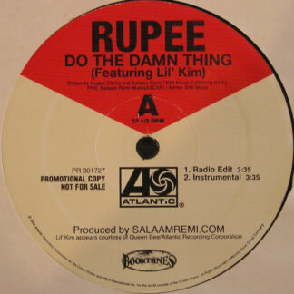 Rupee Feat. Lil' Kim - Do The Damn Thing (12", Maxi, Promo)