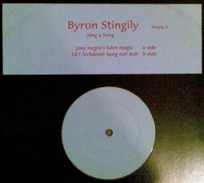 Byron Stingily - Sing A Song (12")