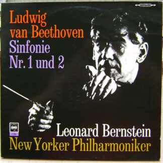 Ludwig Van Beethoven - Leonard Bernstein, New Yorker Philharmoniker* - Sinfonie Nr. 1 Und 2 (LP, Club, S/Edition)