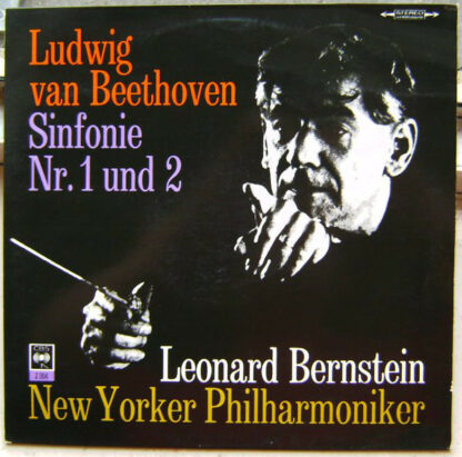 Ludwig Van Beethoven - Leonard Bernstein, New Yorker Philharmoniker* - Sinfonie Nr. 1 Und 2 (LP, Club, S/Edition)