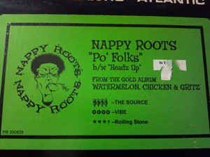 Nappy Roots - Headz Up / Ballin' On A Budget (12", Promo)