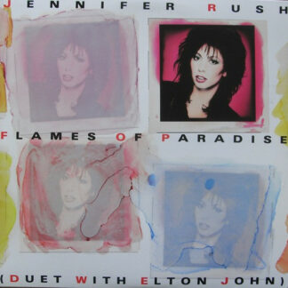 Jennifer Rush With Elton John - Flames Of Paradise (12", Promo)