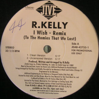 R. Kelly - I Wish (Remix) (12", Promo)