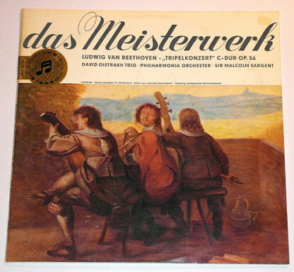 Ludwig Van Beethoven – David Oistrakh Trio, Philharmonia Orchester*, Sir Malcolm Sargent - "Tripelkonzert" C-dur Op. 56 (10", Mono)