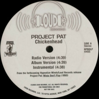 Three-6-Mafia* Presents Project Pat - Chickenhead (12", Promo)