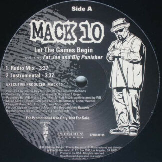 Mack 10 - Let The Games Begin (12", Single, Promo)